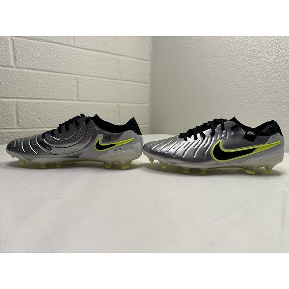 Nike Tiempo Legend 10 Elite FG Silver Volt Soccer Cleats Size 7 HF8980-001 main image 5